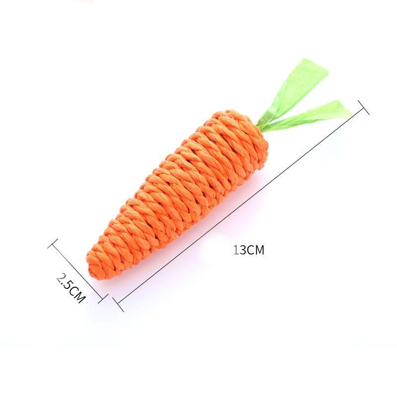 Brinquedo de animal de estimação com formato de Cenoura. - Linear