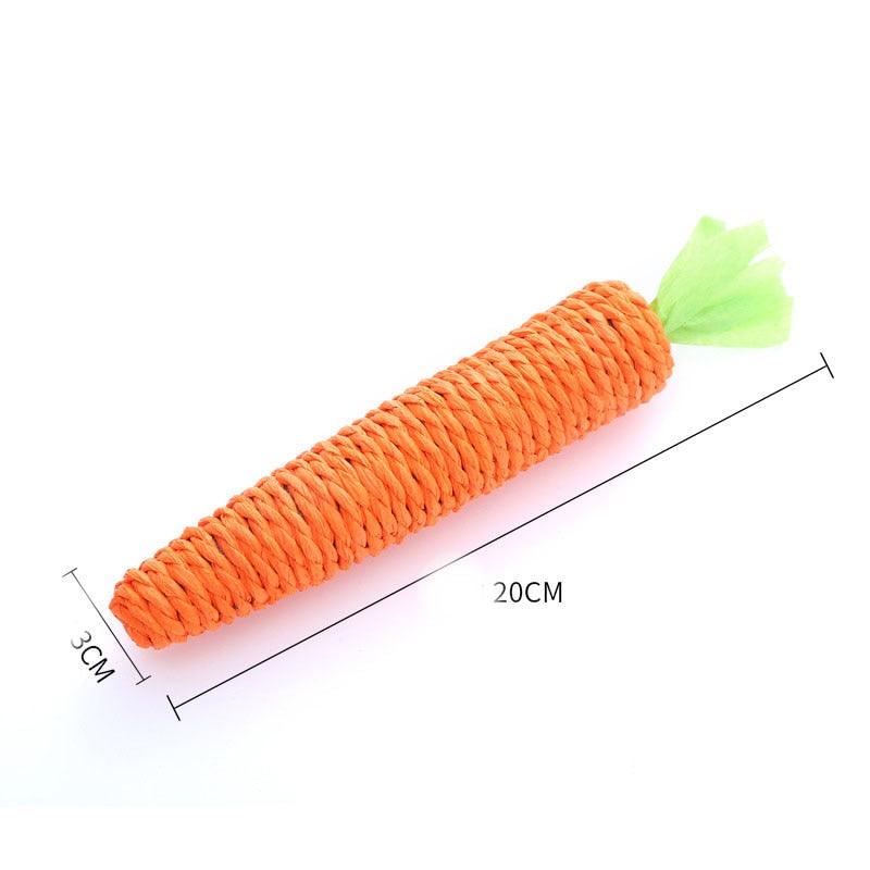 Brinquedo de animal de estimação com formato de Cenoura. - Linear